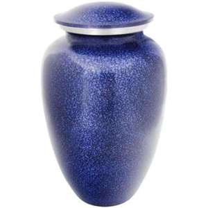 Urne funéraire bleu turquoise avec anneau d'accentuation argenté pour cendres et souvenir d'un adulte - Product Image 5