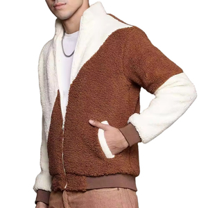 Popular Custom <b>Men</b> Sherpa <b>Jackets</b> Produced With Soft Inner Sherpa And Strong Outer Fabric For Everyday Fashion And <b>Warm</b> Comfort - Product Image 5