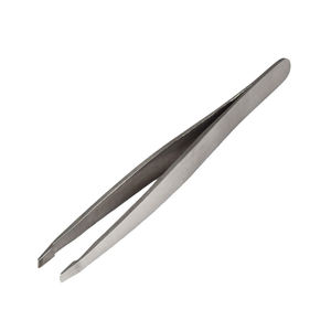 Pinzas Profesionales Personalizadas de Acero Inoxidable para Cejas, Punta Inclinada de Precisión, Ecológicas, Duraderas, para Depilación Facial - Product Image 1