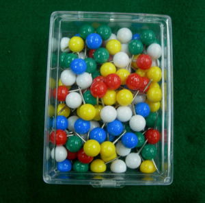 AA0041 Color Plastic head <b>pins</b> | Head <b>Pins</b> Peach Heart | For Dressmaker, Craft, <b>Sewing</b> Project and DIY Decoration - Product Image 2