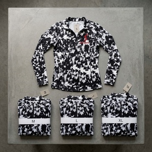 Camiseta de Ciclismo de Montaña de Manga Larga de Secado Rápido para Hombre, Transpirable, de Poliéster, con Estampado de Camuflaje, para Adultos - Product Image 4