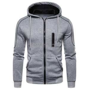 เสื้อฮู้ดมีซิปสำหรับผู้ชายเสื้อฮู้ดสวมหัวสีสันสดใส - Product Image 3