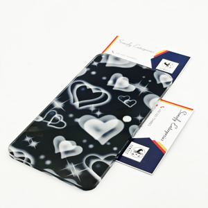 ตัวต่อขนตาคริลิคดีไซน์รูปหัวใจพิมพ์ลายโลโก้ที่ทันสมัยเป็นมิตรกับสิ่งแวดล้อม - Product Image 5