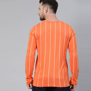 T-shirt uni à manches longues pour homme, vêtements pour homme, t-shirts à manches longues de haute qualité à col rond pour homme - Product Image 5