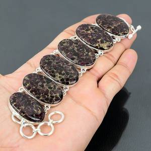 Handmade Copper Turquoise <b>Bracelet</b> 925 Sterling Silver <b>Adjustable</b> Boho Jewelry Unique Fashion Accessory - Product Image 6