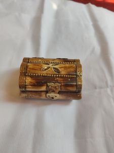 Decorative Handmade Bone Inlay Trinket and Jewellery <b>Box</b> with Vintage Pattern, Stylish Organizer for Rings, <b>Earrings</b> <b>Box</b> - Product Image 2