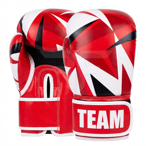 ถุงมือชกมวยขายดี ออกแบบตามสั่ง ผลิตตามแบบ OEM ถุงมือชกมวยสำหรับการแข่งขัน ถุงมือชกมวยแบบผูกเชือกสั่งทำพิเศษ - Product Image 2