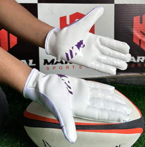 Guantes de Fútbol Americano de Talla Grande, Transpirables, con Diseño Impreso y Palma Antideslizante, Ropa Deportiva a Bajo Precio, Guantes de Fútbol Americano para Hombre - Product Image 6