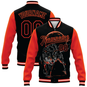BLACK LAND INDUSTRIES Nouvelles vestes universitaires personnalisées pour hommes adultes - Écologiques, respirantes, hiver, logo frontal, design vintage - Product Image 1