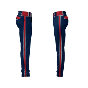 Custom Baseball <b>Pants</b> with Reinforced Knees Breathable Polyester Fabric for Professional Games Practice and Training - Product Image 5