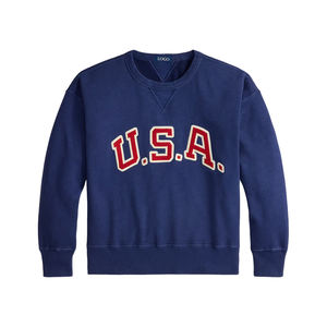 Sudadera de Forro Polar con Cuello Estilo Vintage Premium para Hombre, Mezcla de Algodón Lavado, Diseño Retro Gráfico, Primavera - Product Image 4