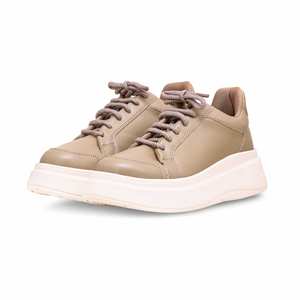 Mujer Beige Casual Sneaker AT7364 Fitness Walking Shoes - Product Image 3