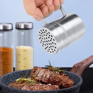 Wholesale Premium Quality Stainless Steel Herb <b>Spice</b> Tools Tableware Serveware Dredge Shaker Handle Salt Pepper Shakers - Product Image 4