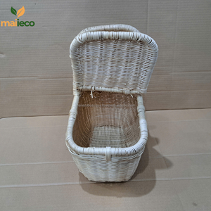 ตะกร้าปิกนิกหวายกลางแจ้งแบบคลาสสิกที่กำหนดเองตะกร้าหวายสำหรับแขวนผนังตะกร้าผลไม้หวายสำหรับปิกนิก - Product Image 4