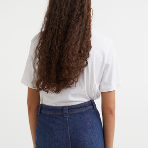 T-shirts amples pour femmes de haute qualité au design tendance, 100% coton, décontractés, à épaules tombantes, manches courtes - Product Image 5