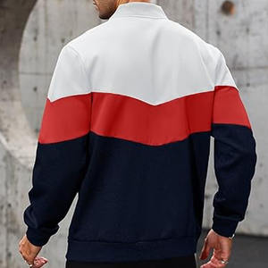 Veste universitaire personnalisée grande taille pour hommes, veste de sport de type Letterman avec broderie de haute qualité, envoyée par Dress Sports - Product Image 4