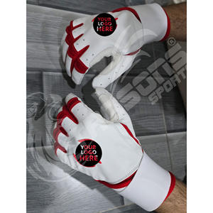 Guantes de Bateo TRQSONS Personalizables para Lanzador de Béisbol, de Cuero Genuino, Impermeables, Aislantes y de Puño Largo - Product Image 1