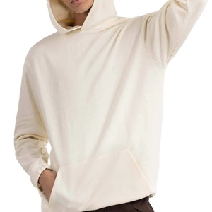 Sudadera con capucha personalizada para hombre con bolsillo de canguro morado 100% algodón liso teñido tejido no tejido sudadera para hombre con impresión térmica personalizada - Product Image 5