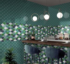 Azulejos de porcelana cromáticos de gran formato, baldosas cerámicas de cuerpo completo para proyectos arquitectónicos y superficies interiores creativas - Product Image 5