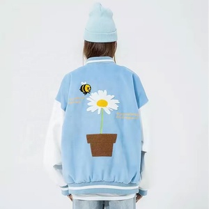 Vente en gros de vestes universitaires pour hommes avec logo personnalisé Fabricant de haute qualité 100% laine polyester conceptions personnalisées - Product Image 3