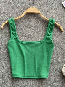 New Arrival Women Gym Wear Square Neck Tank <b>Top</b> Workout Ladies Tank <b>Top</b> High Quality Yoga Sports <b>Crop</b> <b>Top</b> Fitness OEM - Product Image 4