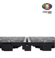 Carreaux de sol en plastique ABS/PP/PC personnalisés LONGNEW |   Revêtement de sol antidérapant à motifs géométriques emboîtables pour zones humides et mouillées, noir, Taïwan