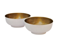 Nueva forma ovalada moderna Spa baño cuenco martillo cobre plata pedicura silla flor decoración salón masaje de pies asegurado por Alibaba