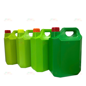 ขวดพลาสติกทรงเหลี่ยม HDPE ขนาด 5000 มล. (5 ลิตร) เส้นผ่านศูนย์กลางคอขวด 45 มม. สำหรับใส่ปุ๋ย สารเคมี น้ำมัน ผลิตในเวียดนาม - Product Image 1