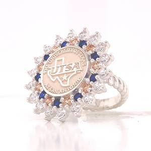 Anillo Escolar BOJ 087, Anillo Universitario y de Colegio, Anillo de Graduación para Mujer, Anillo Personalizado con Año de Graduación, Anillo en Oferta a Bajo Precio - Product Image 3