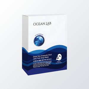 Masque facial EMS Osyeonraep Ocean Lab Deep Sea Ampoule Shot Jellyfish Skip Mask Pack 10 feuilles 1 pochette masque en tissu coréen - Product Image 2