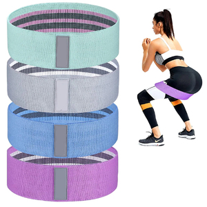 Bandes d'exercice à haute résistance pour les hanches et les fessiers, bandes élastiques pour les cuisses, bandes de fitness extensibles, boucles de yoga, bande circulaire pour les hanches - Product Image 1