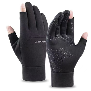 Guantes de Ciclismo Unisex de Piel de Cabra Impermeables y Resistentes al Fuego para Invierno, Deportes al Aire Libre, Esquí, Correr, Motocicleta, Pantalla Táctil, Forro Polar - Product Image 2