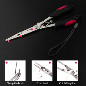 Wholesale Fishing Pliers Stainless Steel Fishing <b>Accessories</b> with Ergonomic Non Slip Handle Design - Product Image 4