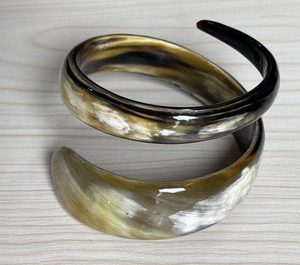 Hot Sell Buffalo Horn <b>Bracelet</b> Used to create versatile and natural looking statement pieces and <b>stacked</b> bangles. - Product Image 4