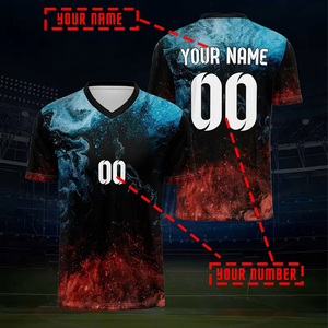 Soccer Jersey High Quality <b>Light</b> Weight Sportswear Wholesale Custom Breathable Soccer Jersey for Men with <b>Cheap</b> Price OEM - Product Image 5