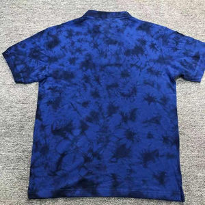 Chemises polo tie-dye personnalisées avec logo pour hommes et femmes, différentes couleurs, col rond brodé, chemise polo pour femmes de haute qualité - Product Image 2