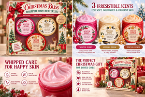Coffret Cadeau de Beauté au Beurre Corporel Fouetté OEM/ODM, 3 Pièces, Hydratant et Nourrissant, Prix de Gros avec Marque Privée - Product Image 6