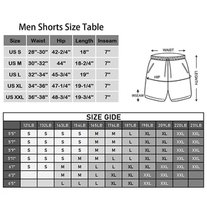 Black Color Gym Wear Running Short Double <b>Layer</b> Training Men's Sportswear Polyester Two <b>Layer</b> Shorts For Men - Product Image 6