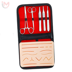 Kit d'entraînement à la suture avec instruments en acier inoxydable pour la formation des étudiants en médecine - Ensemble manuel - Product Image 1