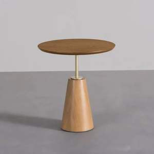 Table d'appoint en bois idéale pour la chambre, adaptée aux lampes, aux livres et au rangement des essentiels du soir - Product Image 5