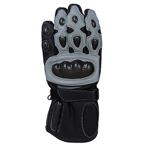 Gants d'entraînement professionnels en cuir véritable pour l'hiver, couleur noire, sécurité moto, hommes, sports de ski internationaux, personnalisés - Product Image 3