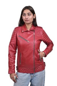 Giacca Corta da Donna in Pelle Scamosciata con Lacci, Stile Hip Hop, per Autunno e Inverno - Product Image 3