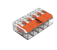 En stock, bornes de connexion Wagos, 2/3/5 pôles, 221-412/221-413/221-415, connecteur rapide électrique pour éclairage LED