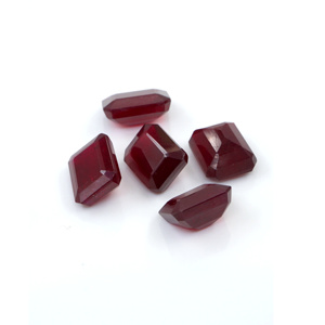 Rubis naturels de Bangkok, octogones calibrés 11x13mm, pierres précieuses de rubis naturelles facettées pour la fabrication de bijoux, prêtes à l'emploi - Product Image 1