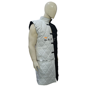 Chaleco Gambeson Medieval Blanco y Negro Hecho a Mano, Acolchado de Algodón Estándar, Sin Mangas, Chaqueta Aketon Cómoda y Transpirable - Product Image 1