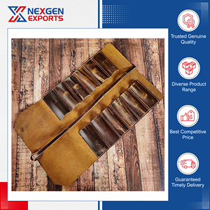 Nexgen Exports Direct Factory Supply Top Notch Quality Water Resistant Foldable Adjustable Height Width Handmade PU Case Bag - Product Image 6