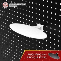 Nuevo y Más Vendido: Exhibidor de Pared para Zapatillas con Soporte Elevador, Estante de Exhibición para Calzado, Promoción Minorista, Logotipo Personalizado, Negro/Blanco, para Uso en Exposiciones