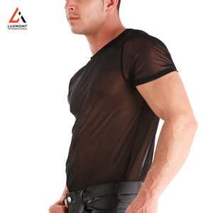 เสื้อยืดตาข่ายคุณภาพสูงสำหรับผู้ชาย ทรงแอธเลติก ระบายเหงื่อได้ดี เหมาะสำหรับการฝึกซ้อม วิ่งออกกำลังกาย เสื้อยืดตาข่าย - Product Image 4