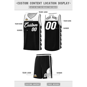 ชุดเสื้อบาสเก็ตบอลแบบกำหนดเอง ชื่อทีม เบอร์ โลโก้ วิทยาลัย มหาวิทยาลัย ชมรม กีฬา ชุดออกกำลังกาย ชุดฝึกซ้อม โพลีเอสเตอร์ 100% - Product Image 2