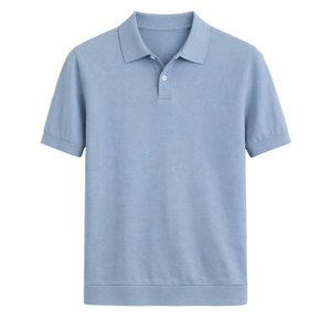 Camiseta Polo de Punto para Hombre Pablo, Manga Corta, Algodón Premium, Textura Suave, Corte Ajustado, Informal, Elegante, Ropa de Verano Transpirable, Venta al Por Mayor - Product Image 1